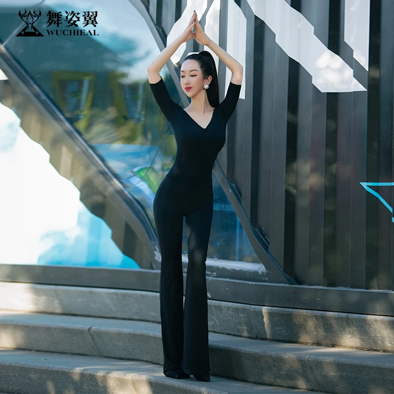 XT958舞姿翼修身形体衣礼仪服基础款（底裆固定，无排扣或挂钩）