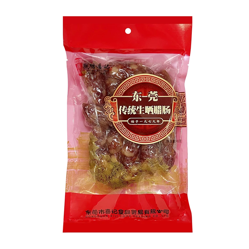 【喜记】传统生晒腊肠400g（袋装）广式美味风味37肥瘦配比