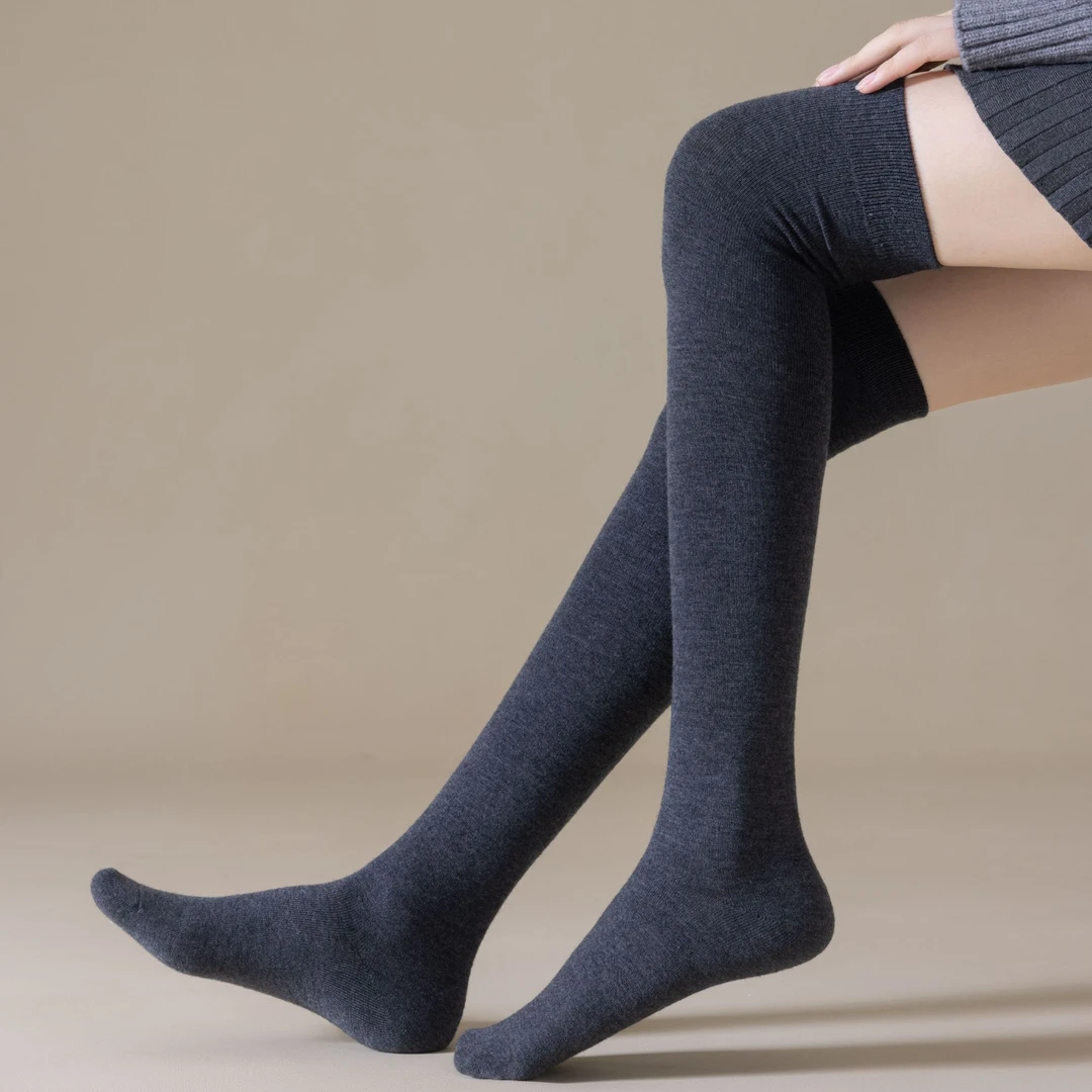 【漫迪凯乐】羊毛袜 小腿袜 过膝袜 柔软舒适 吸湿防臭