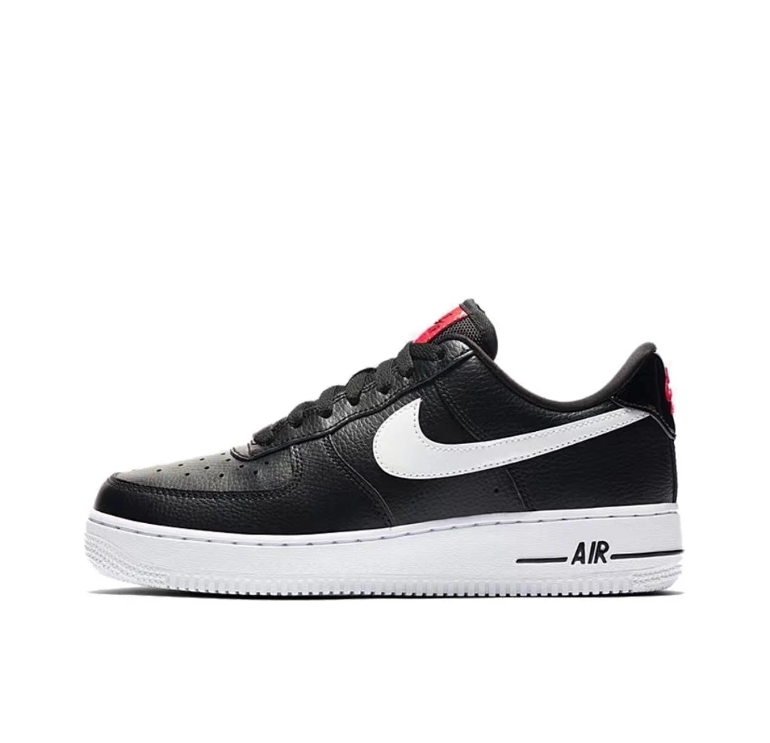 Nike Air Force 1 Low 7 低帮 黑白红女鞋 CI3446-001
