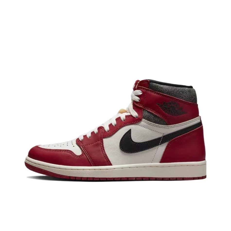 Air Jordan 1 AJ1白红芝加哥 高帮 复古篮球鞋DZ5485-612