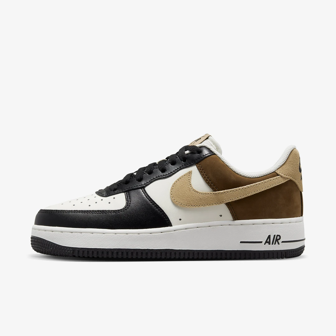 Nike Air Force 1 AF1黑棕色 耐磨低帮 板鞋FB3355-200