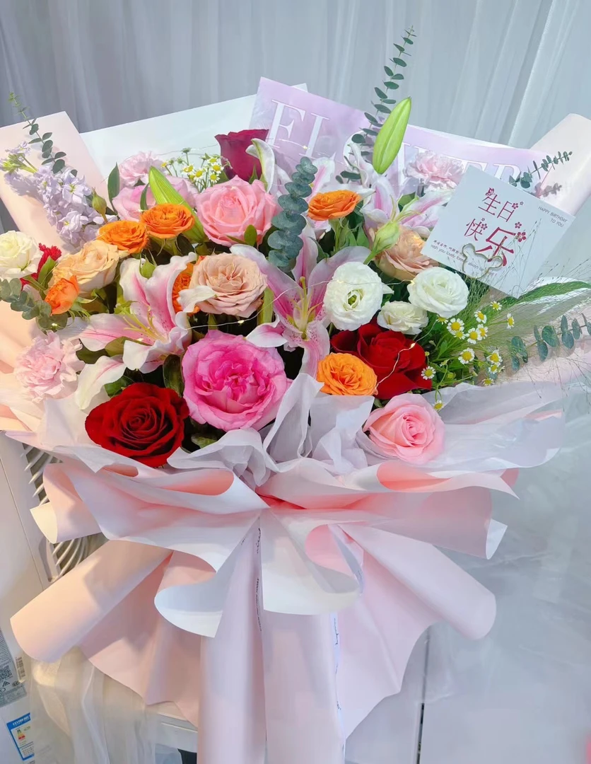 生日花束 混搭花束