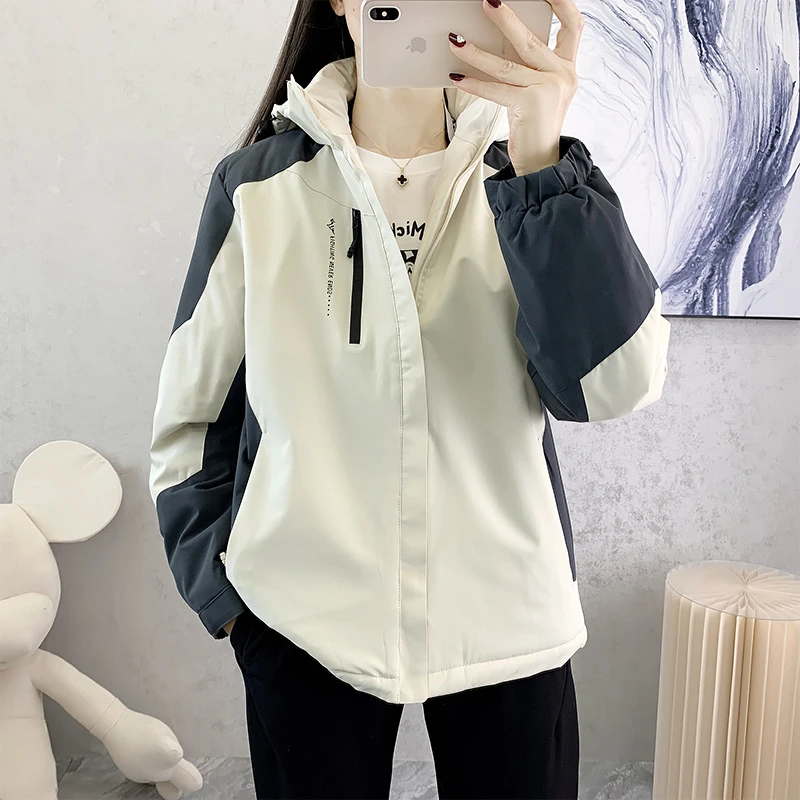 冬季冲锋衣棉服男女2024户外石墨烯保暖加厚情侣棉衣防寒大码外套