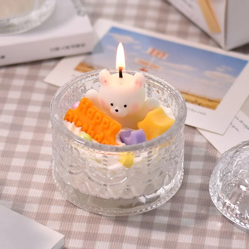 如星月》可爱香薰蜡烛小众生日礼物小熊少女心卧室内伴手礼盒套装