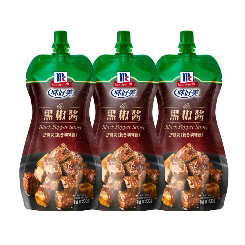 味好美黑胡椒酱黑椒牛排烧烤酱甜辣酱调料