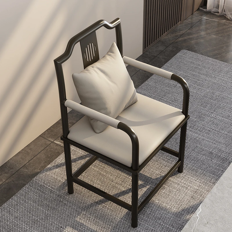 茶椅高端主人椅茶桌椅子泡茶专用轻奢茶椅子圈椅围椅新中式太师椅