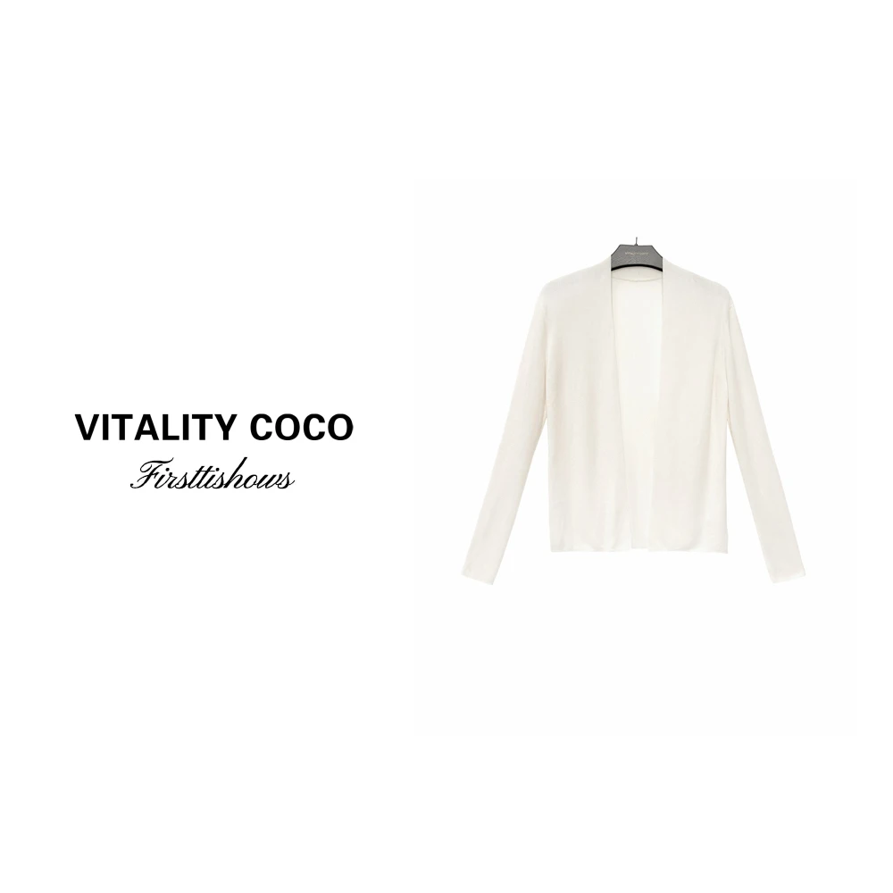 「VITALITY COCO」时尚气质百搭针织‘天丝’开衫外套空调衫-277