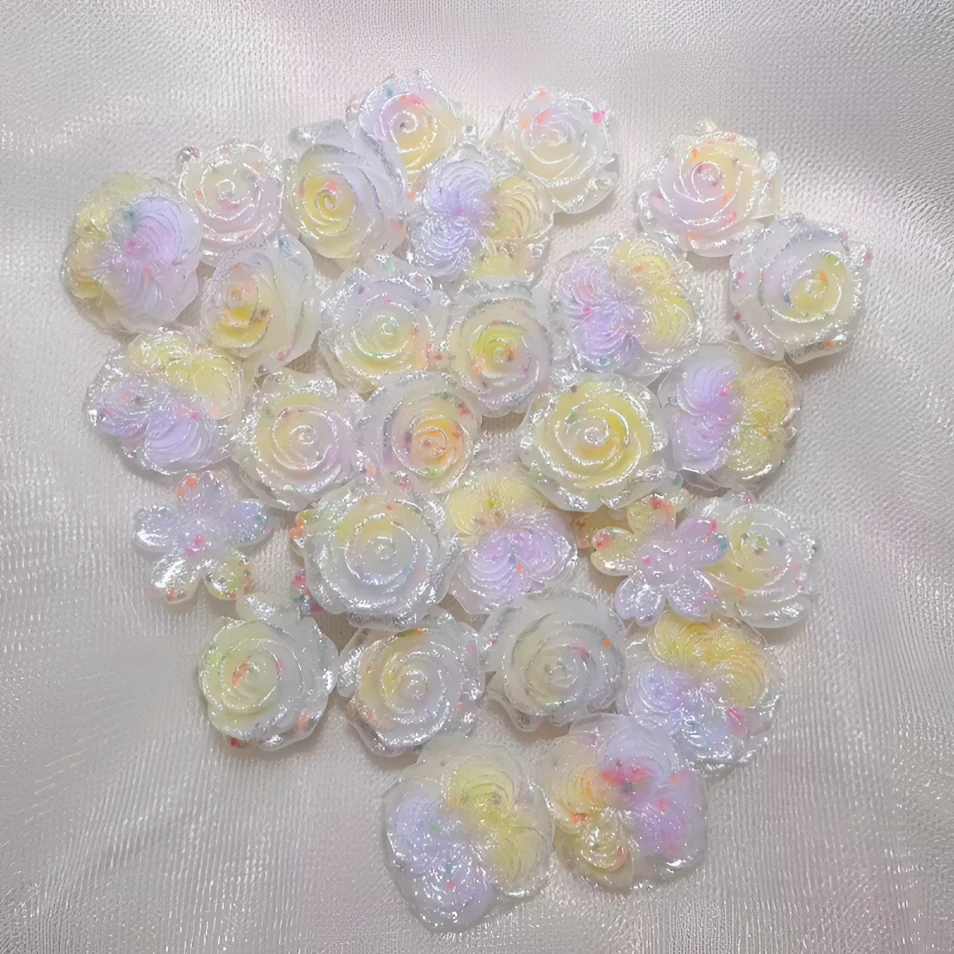 【银河邂逅】手工配件树脂花花七彩夜光夏日ins风鲸鱼星球diy二号店