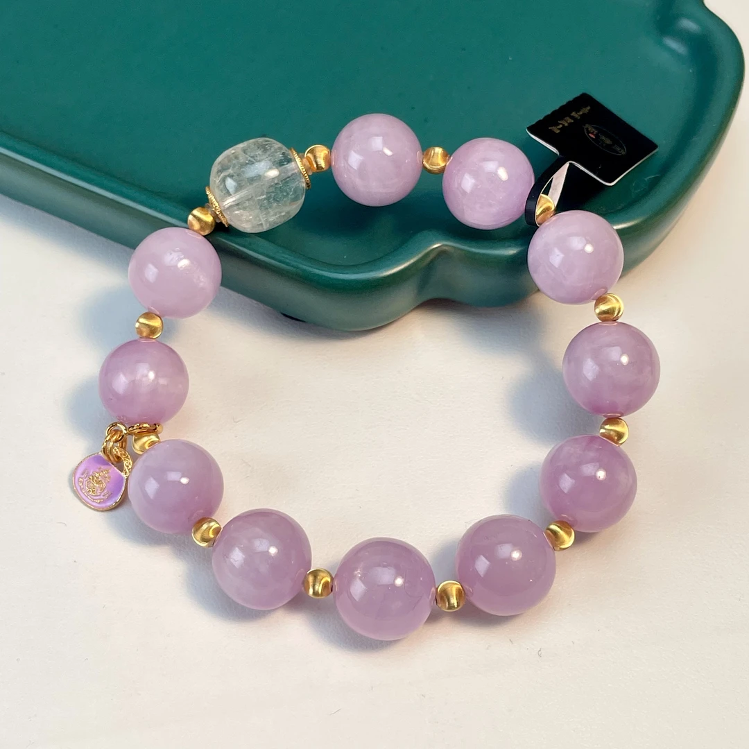 D2542S 拉胡 香槟紫锂辉 手串