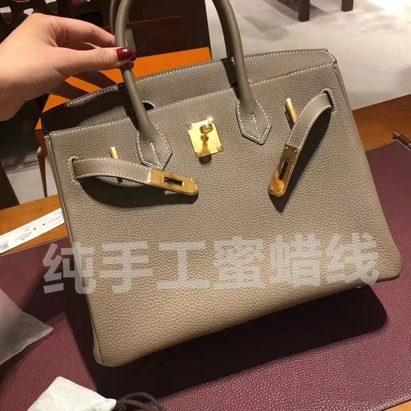 铂金—女包小水桶包手提包大容量手拎包牛皮篮子包
