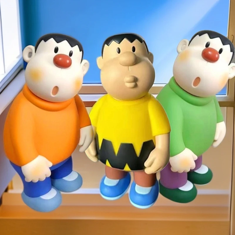 网红款学生摆件头可转动学生手机支架手办调节歪头潮玩桌面摆玩偶