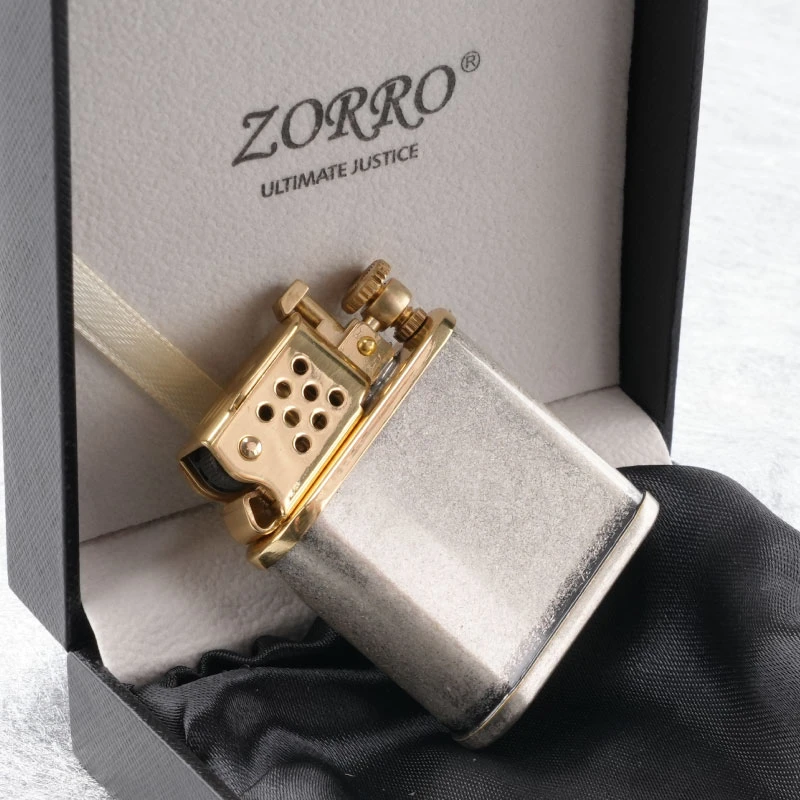ZORRO佐罗 古银滚花杜月笙561004火机QB