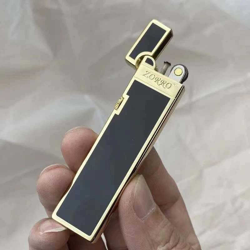 ZORRO佐罗煤油打火机725小细条纤巧个性创意复古砂轮礼物送男友QB