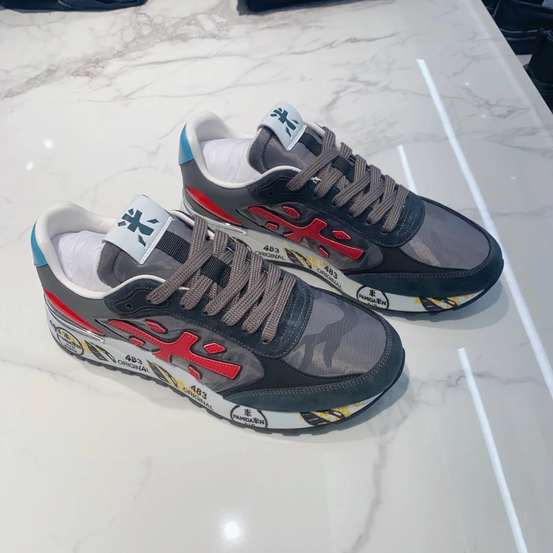 【思爷】高端意大利斯丹米字鞋新款2024休闲运动鞋男鞋