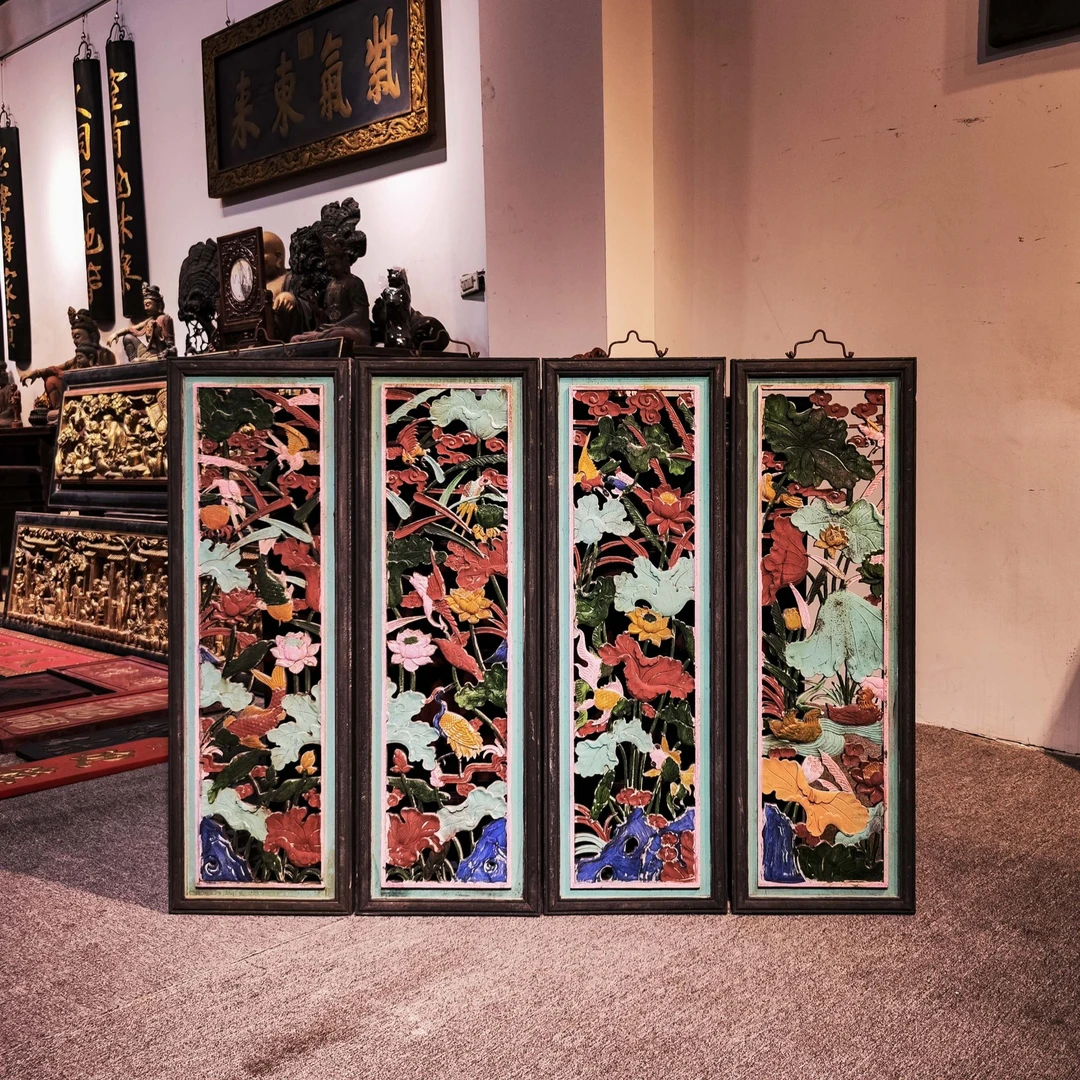 实木牌匾店铺木质招牌定做门头开业仿古匾额和和美美