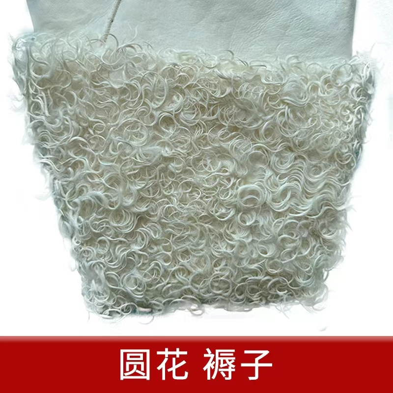 藏袍蒙古袍内里正宗羊羔皮褥子皮草羊皮皮毛一体羊皮皮料羊羔皮毛