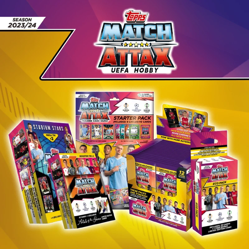 Topps 23-24 Match Attax 欧洲足球球星卡盒