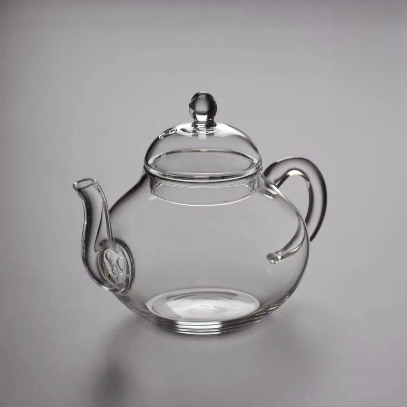 观一茶堂| 传盛·玻璃思亭壶260ml玻璃壶加厚可电陶炉透明大容量