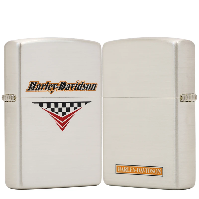 ZIPPO/之宝镀银【哈雷赛道】正品煤油打火机KF-DF