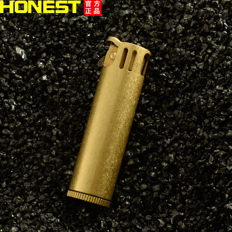 百诚煤油打火机圆柱形左侧打火创意个性复古经典老式砂轮火机