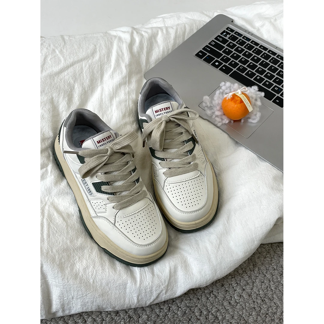 鞋有亿 新款小白鞋2025秋冬时尚女鞋百搭增高鞋子厚底平价板鞋ins