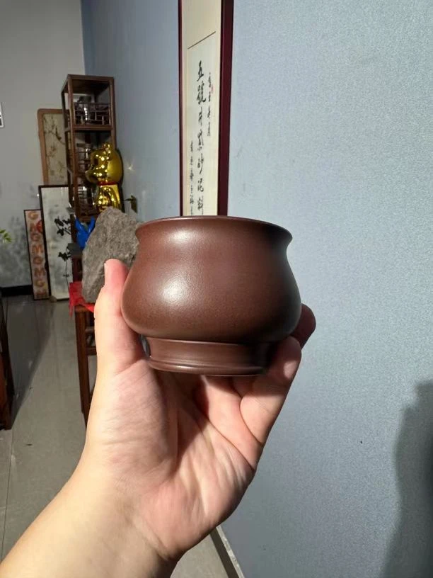 L大肚杯  底槽青  手工杯  170cc