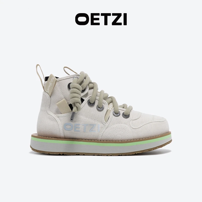 OETZI冰人奥兹女丑萌鞋情侣鞋大头丑鞋高帮休闲鞋新款