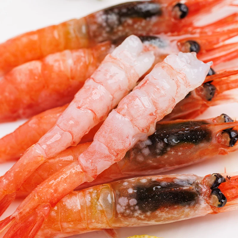 【美加佳】生冻北极甜虾新鲜冷冻锁鲜深海海鲜