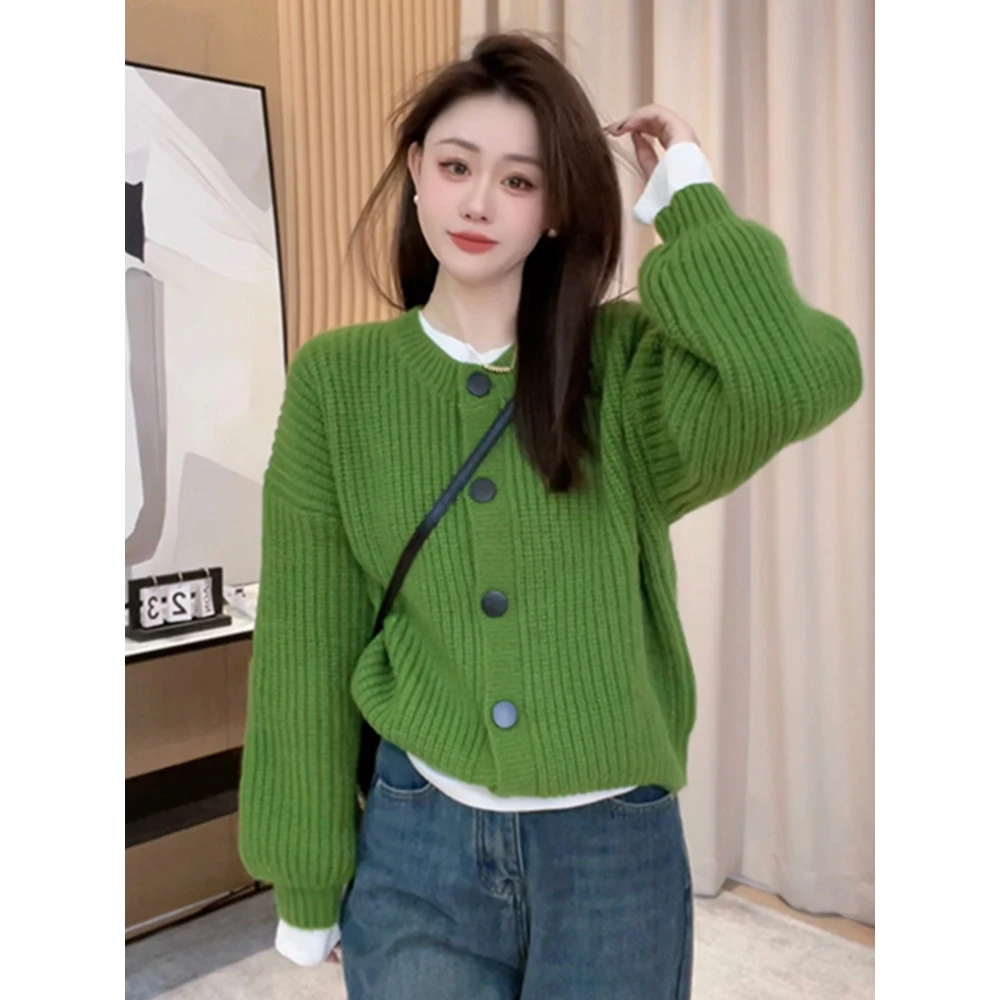 今年流行漂亮毛衣女秋冬2025年新款爆款宽松百搭洋气针织开衫外套