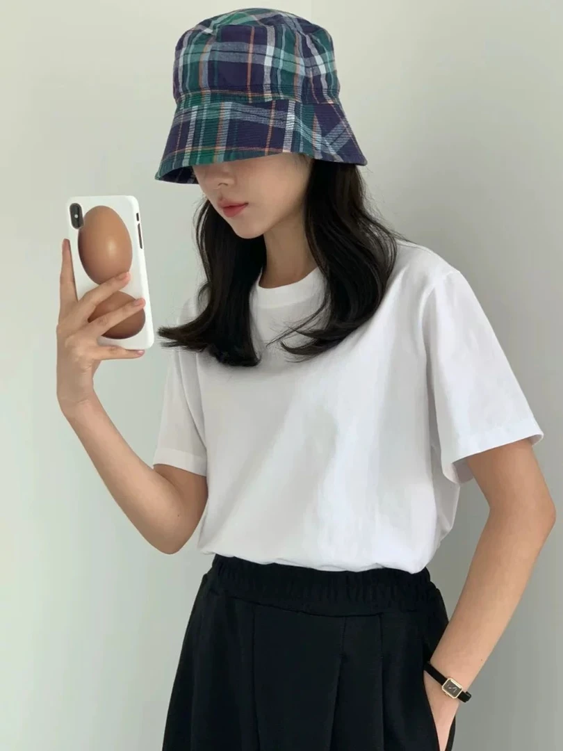 【星款】东大门蛋蛋家的秋款简约eggT恤