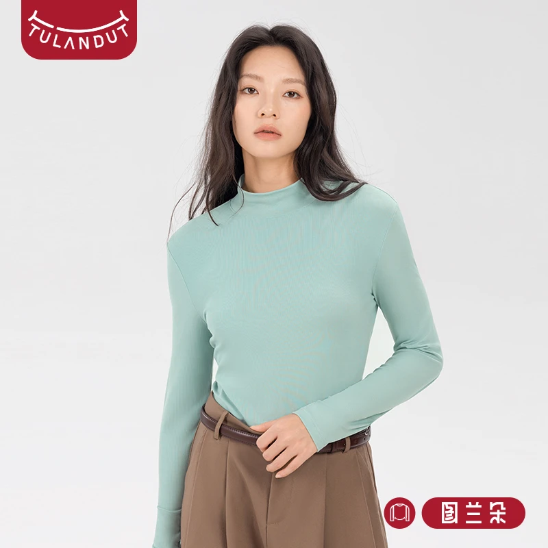 【瓜瓜专属】图兰朵赛尔云柔百搭打底衫半高领款 65123