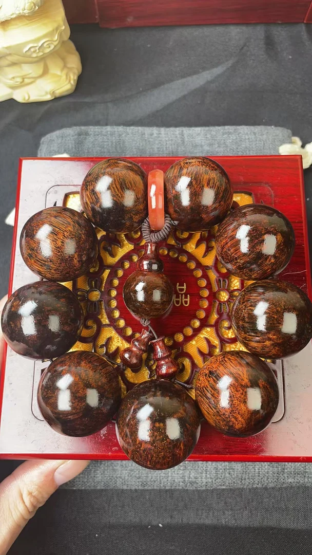 霸气海皇黄花梨单颗直径3.0cm