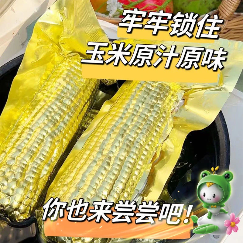 10棒东北黄糯玉米铝箔真空软糯粗粮代餐黑龙江玉米