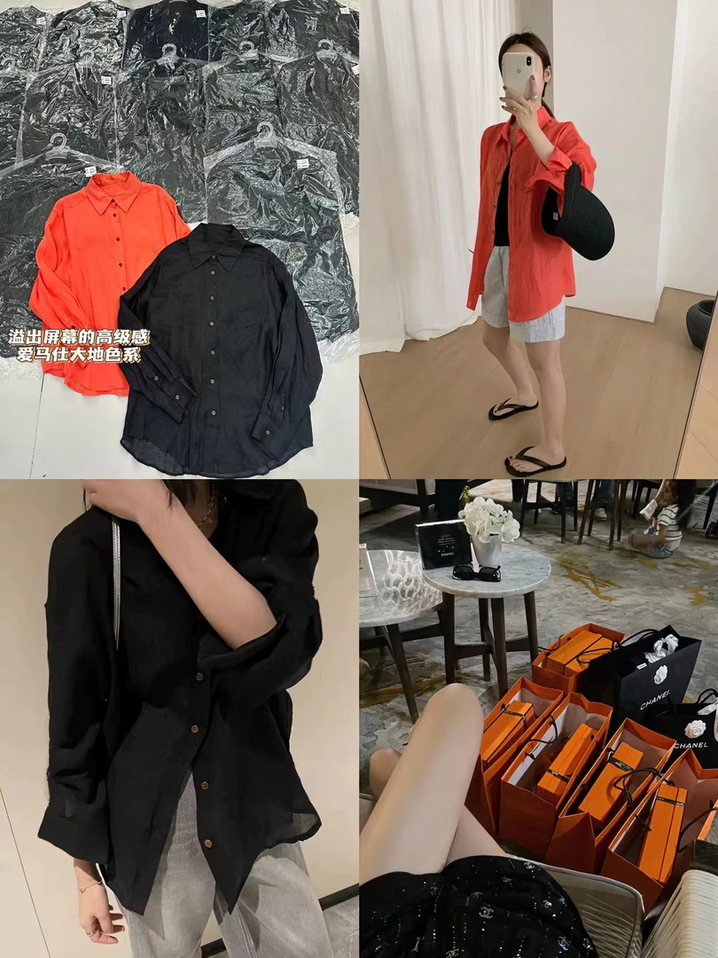 韩货三色极简风衬衫
