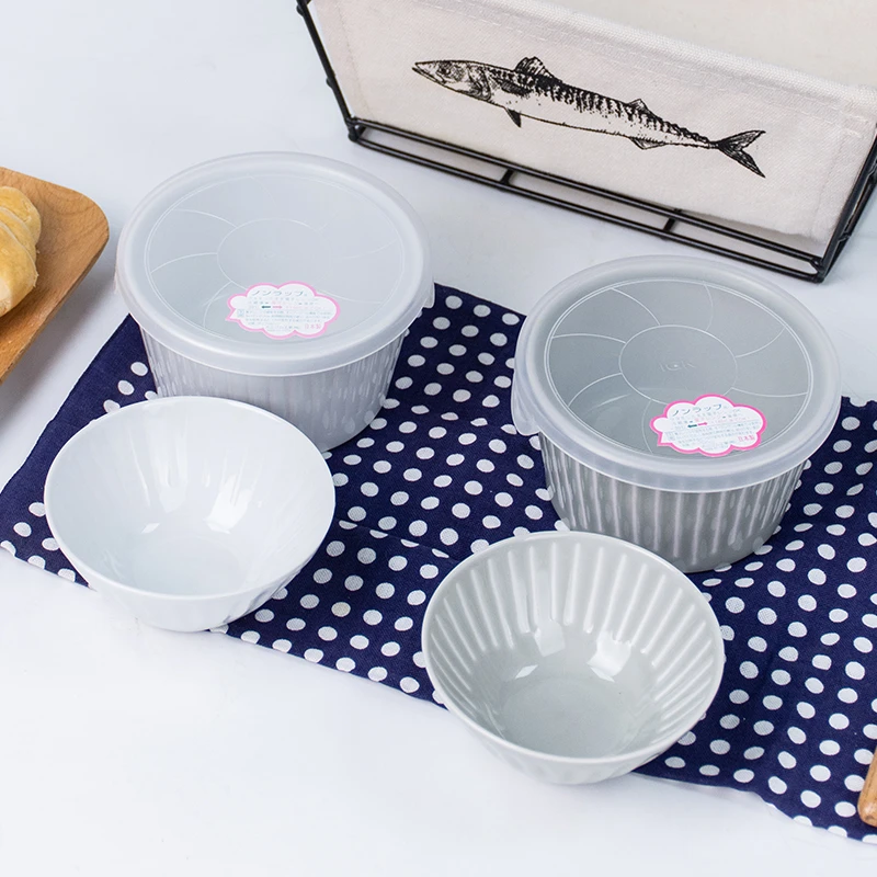 HASAMI-YAKI/波佐见烧飘花进口陶瓷家用保鲜碗带饭碗热饭碗釉下彩