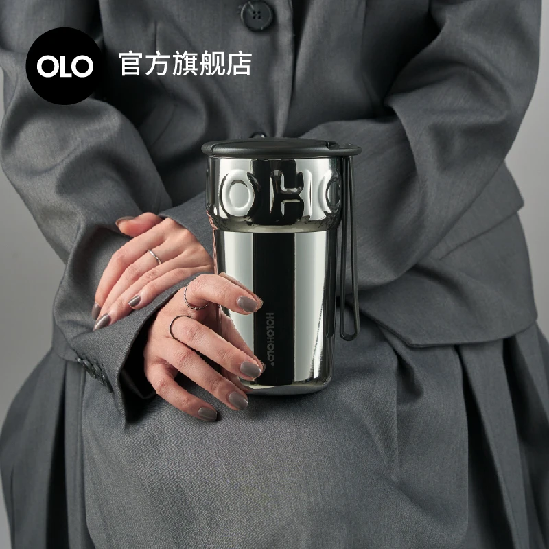 HOLOHOLO甜筒保温杯316L陶瓷涂层密封便携高颜值水杯