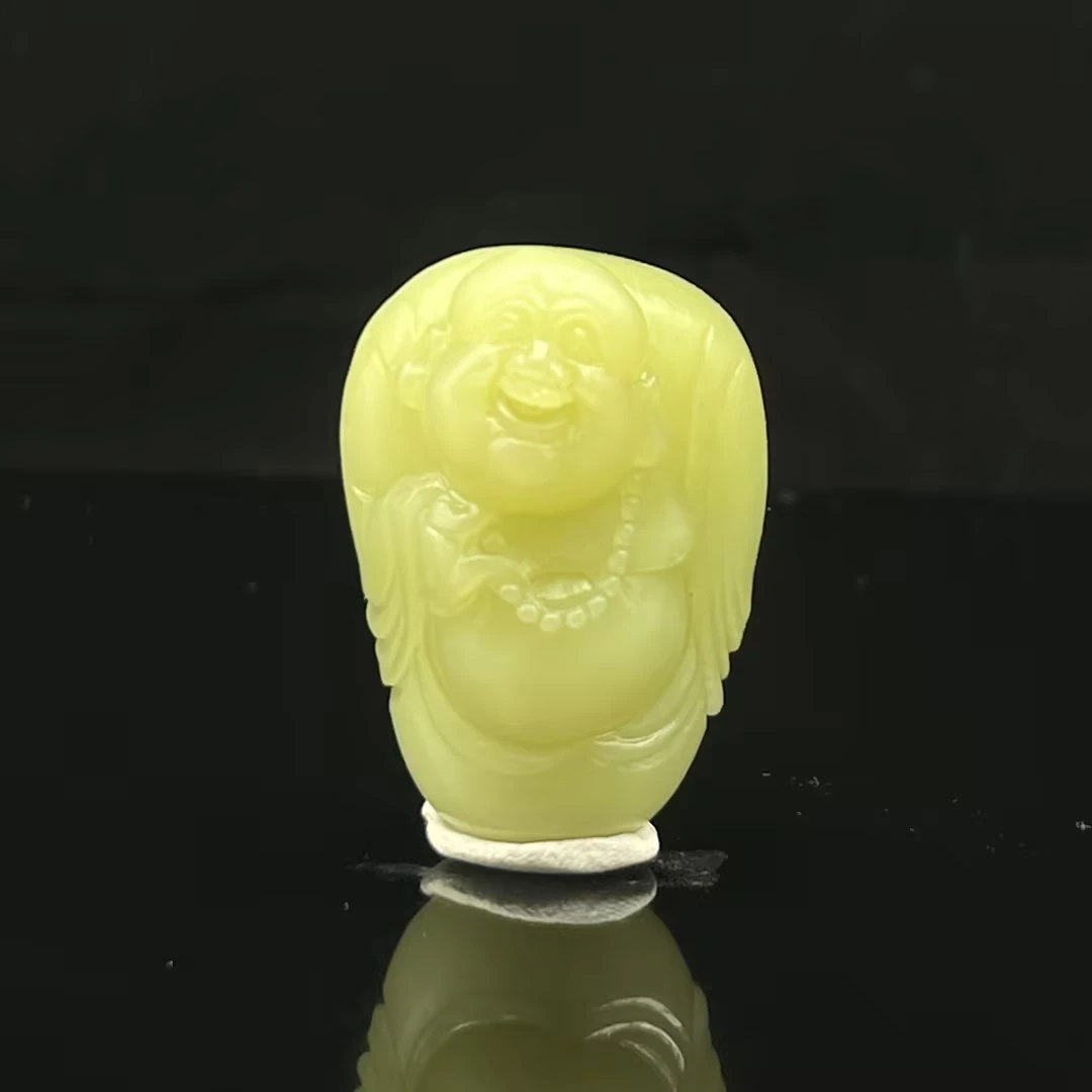 【豫人豫品】天然和田玉吊坠高端珠宝手工精雕挂件毛货定制C2364