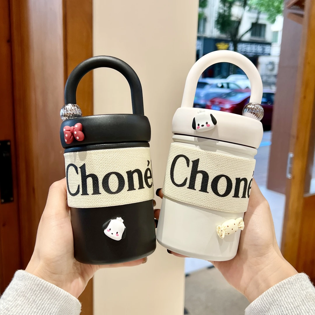 小香风水杯咖啡杯保温保冷杯女生高颜值随行杯316不锈钢手提杯子