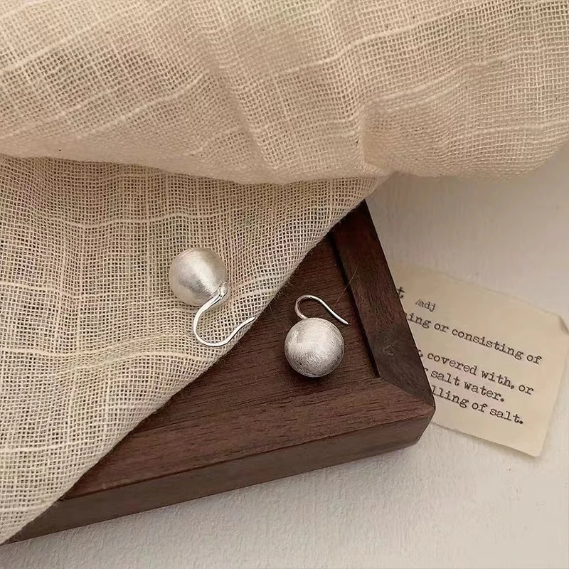 钛钢耳饰 【冲姐】 法式轻奢时尚小众银色耳环