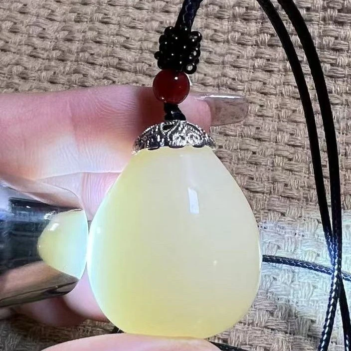 成品佛心果吊坠原色菩提大果纯天然白色空心大号电灯泡钥匙扣