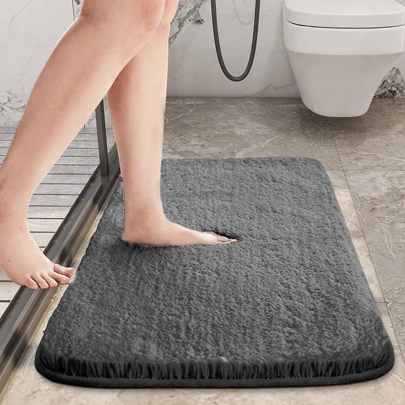 加厚毛绒吸水柔软地垫  也可以当坐垫用哦  3CM厚纯色