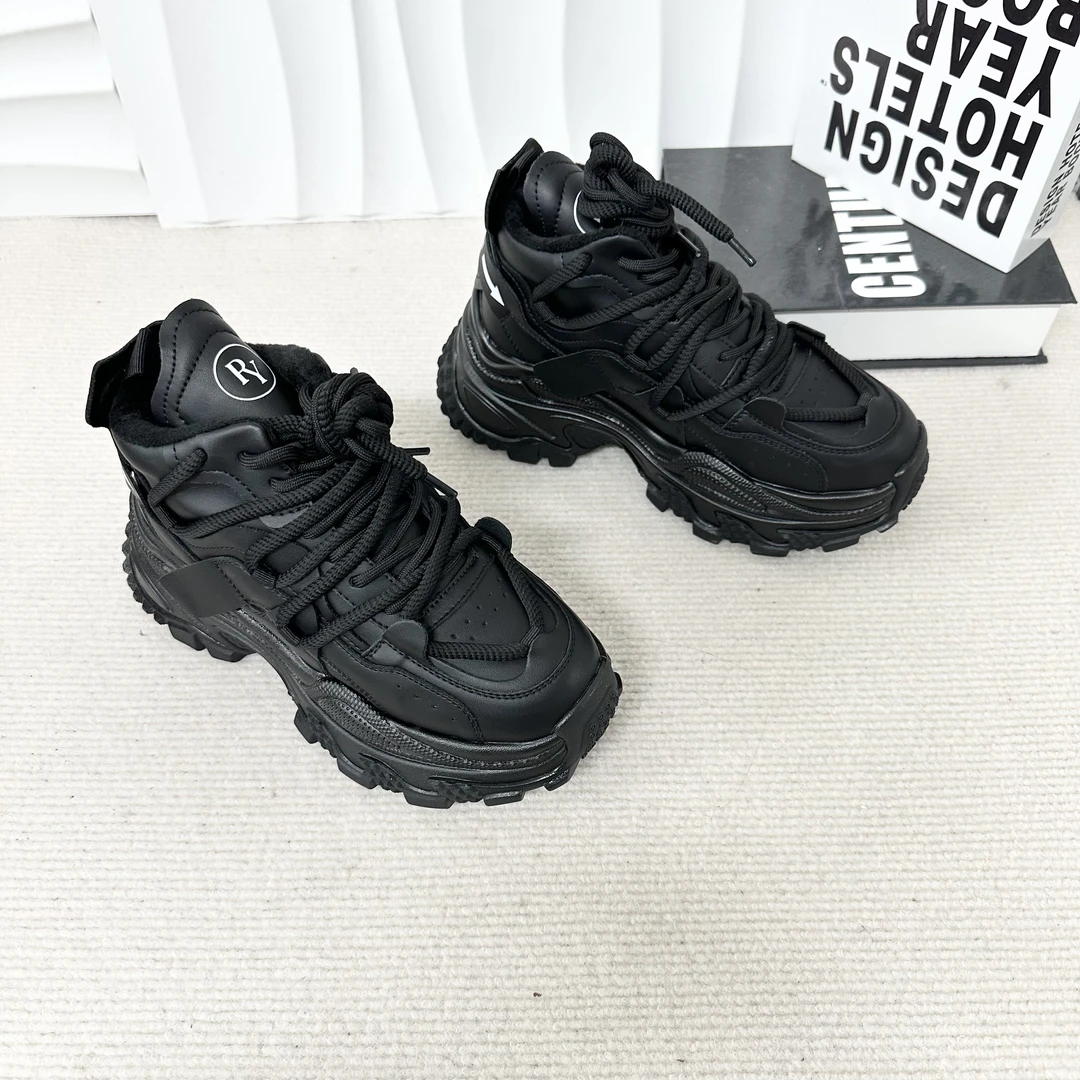 【与然良品】YR003爆款百搭时尚{大棉}休闲鞋D