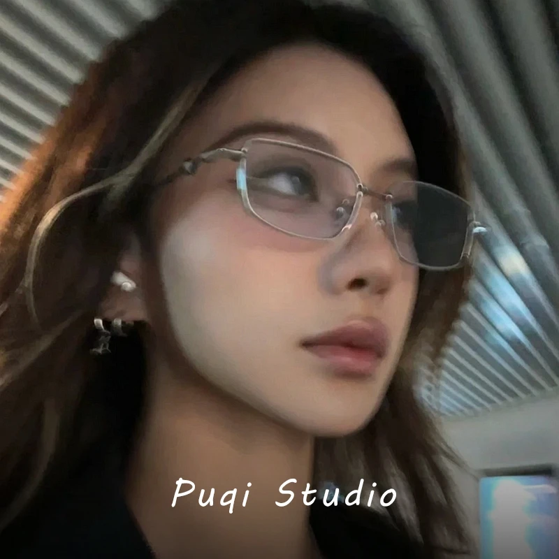 韩版方形金属GM浅灰色气质墨镜男款潮个性防晒春夏痞帅太阳眼镜女