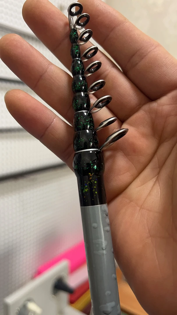 小超哥自改鲫鱼滑漂竿2号矶竿全富士导环一体橡胶握把