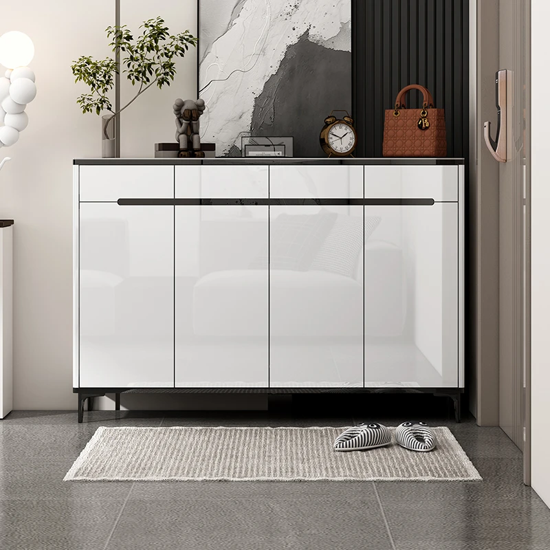 鞋柜家用门口门厅外楼道新款2024爆款靠墙收纳大容量多层超大极简