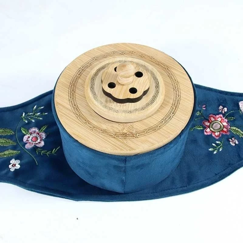 大盒子1套 装 三个艾柱 绣花绑带