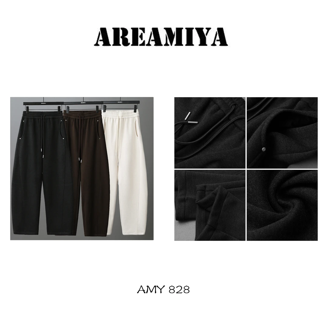 【AnAn专属】裤爱自由设计感加厚弯刀裤AMY828