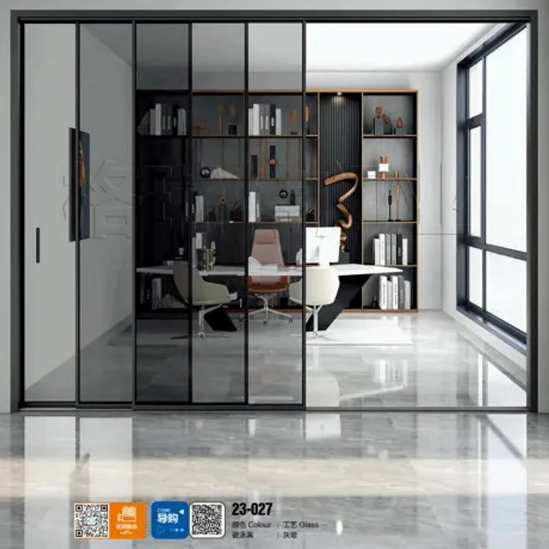 格瑞特  钛硅镁合金门  轻奢极简  型号：23-027