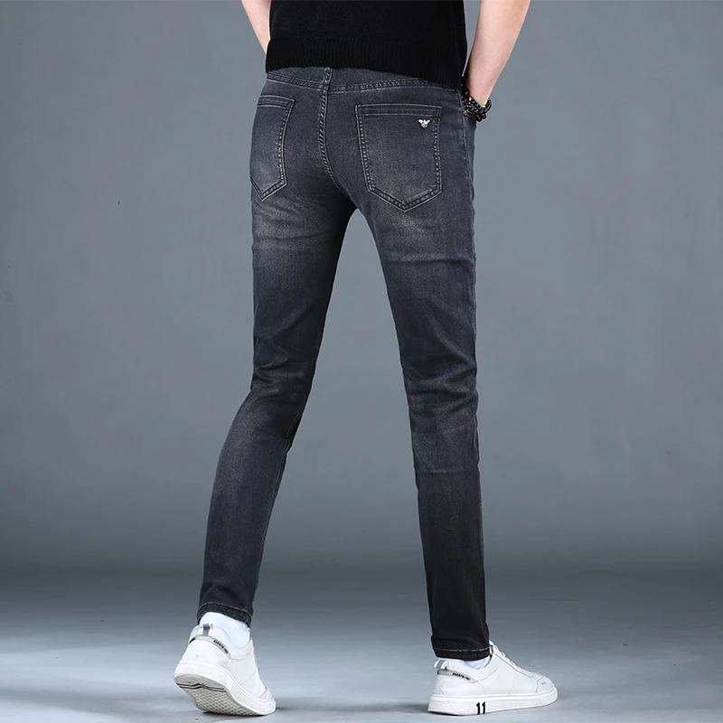 【MR.25】牛仔裤男款爆款新款痞帅潮流男士春夏男装修身裤子